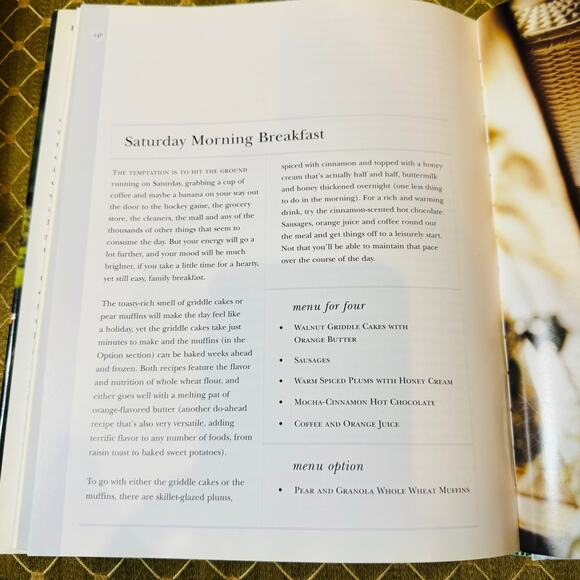 Bon Appetit Weekend Entertaining: A Cookbook, Menu Planner Sourcebook Hardcover - Picture 6 of 7